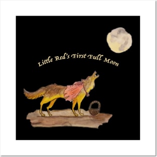 Little Red as a Wolf Posters and Art